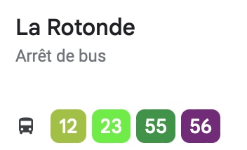 Arrêt de bus « La Rotonde »